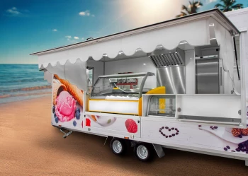 Trailer bakery-pastry shop