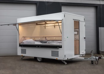 Meat Trailer with Refrigerated Counter Wörmann